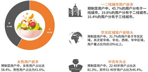 2021年中國預製菜行業C端用戶畫像